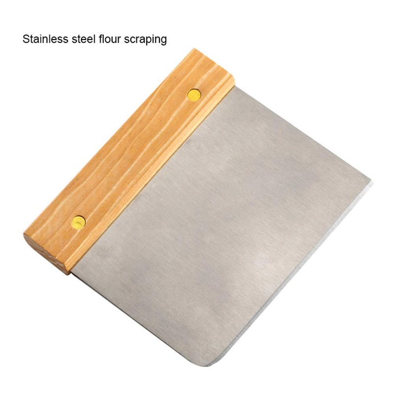 Pastry Cutter Scraper Dough Scraper Stainless Steel Bench Scraper Bread