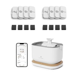 Dockstream Smart Fountain - Color: White, Bundle: Dockstream & 4 Filters