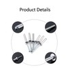 Aoktorkit 100Pcs Aluminium Blinds Rivets M4 x 10mm Pop Rivets