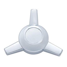 United Pacific Chrome Metal Die Cast 3 Straight Bar Spinner Only