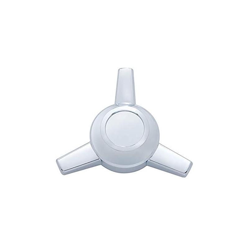 United Pacific Chrome Metal Die Cast 3 Straight Bar Spinner