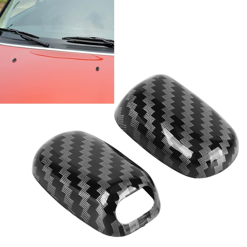 2PCs Car Windshield Spray Nozzle Cover Windscreen Wiper Washer Cap