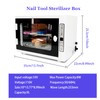 Sterilizer Nail Tool Cabinet, 12L Large Capacity Sterilization Machine Cleaning