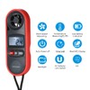 Mini Digital Anemometer Beaufort Scale IP67 Thermometer Handheld Anemometro Pocket