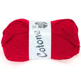 Lana Grossa Cotone Uni 18 - Red