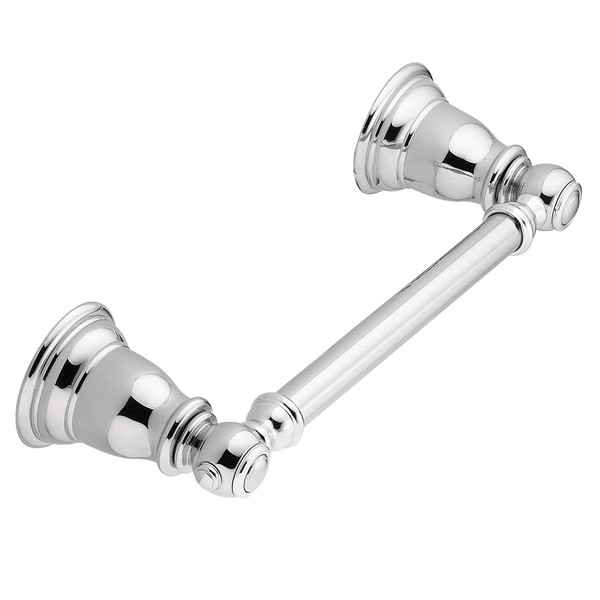 Moen YB5408CH Kingsley Traditional Double Post Pivoting Toilet Paper Holder, Chrome