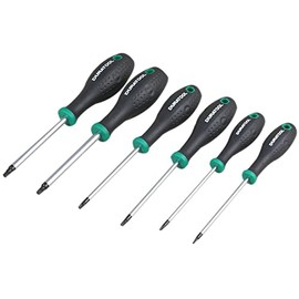 DURATOOL D03443 Tamperproof Torx Screwdriver Set, 6 Piece