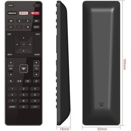 Universal XRT122 Remote Control for All VIZIO LED LCD HD 4K UHD HDR Smart TVs