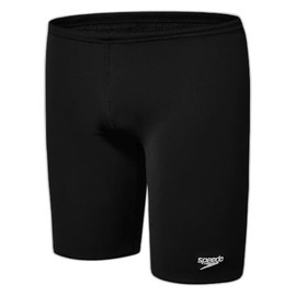 Speedo Boy's Basic Jammer, Black, 10