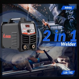 GZ GUOZHI 160A 2-in-1 Stick/LIFT TIG Welder-Dual Voltage,Smart Synergic Control