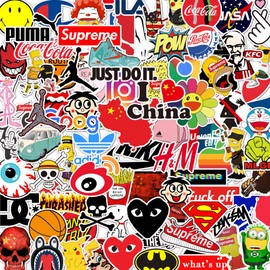1000 Pcs Random Cute Aesthetic Waterprof Vinyl Anime Stickers Sticker Packs for Kindle Water Bottle Laptop Hard Hat Skateboard Luggage Suitcases Adults (100pcs Pack 1)