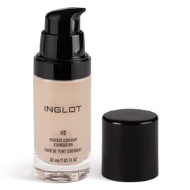 Inglot HD Perfect Coverup Foundation, for a Long-Lasting Effect with HD Pigments, Hypoallergenic, Natural, Flawless Look, with White Truffle Extract, 30 ml: 79