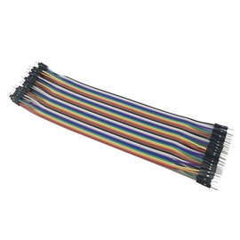 VKLSVAN 5 X 40PCS 20CM 40 Pcs Breadboard Jumper Wire Multicolor Dupont Wire (Male to Female) Applicable to Arduino and Raspberry Pi (Total 200pcs)