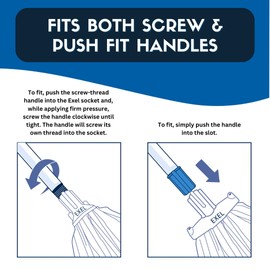 Avern Cleaning Supplies String Mop Heads Cotton PY Yarn Replacement Socket Mop Head - Colour Coded - (Pack Of 5) (Yellow)