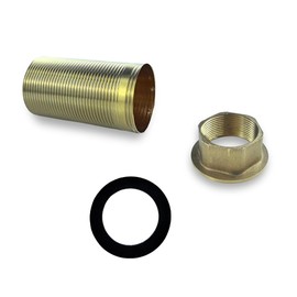 Haiba Kitchen Mixer Tap Repair Fitting Kit Faucet Threaded Brass Nut Stainless Steel Tube Parts