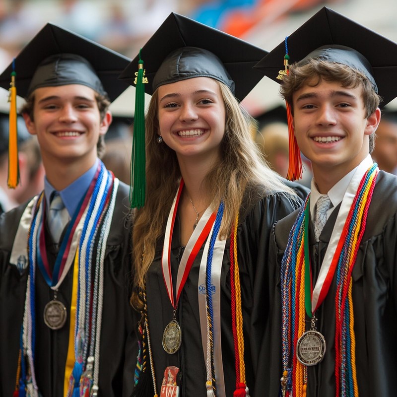 Happy Secret Graduation Honor Cords for College Graduation