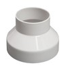 LOVIVER Air Duct Adapter 100mm to 75mm Accessory Pipe Fitting