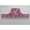 Music Themed 15cm Large Paper Clip - Pink Music Design