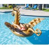 Giant Inflatable 103" Golden Dragon Pool Float - Luxy Float