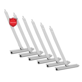 BAUHELD® Roller Shutter Suspension Spring Mini [Pack of 6] - Roller Shutter Suspension Made of High-Quality Spring Steel [Plastic Coated] - Roller Shutter Spring with Dovetail - For Roller Shutter