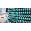 Valley Rope 9/16 x 100 ft.Double Braid-Yacht Braid Rope. Burgundy/Teal