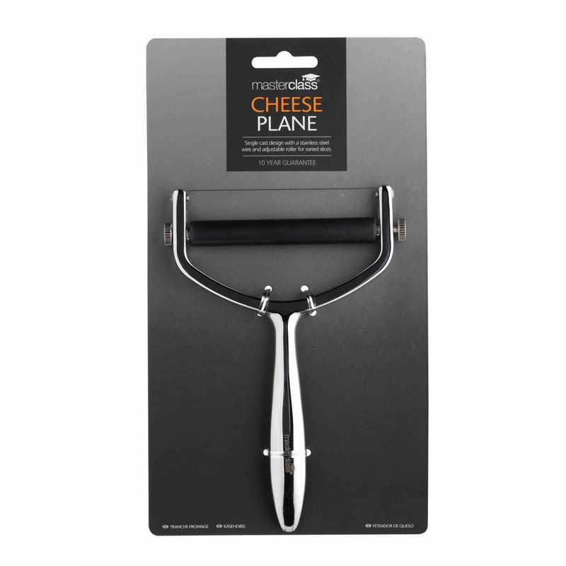 MasterClass Heavy Duty Stainless Steel Cheese Plane Slicer, 18 x