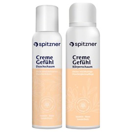 Spitzner Körperpflege-Set CremeGefühl, 2-tlg., 1x Duschschaum 1x Körperschaum