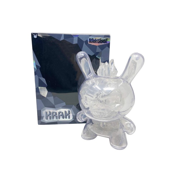 Kidrobot x Krak Dunny by Scott Tolleson 8" Crystalline Collectible Figure (Crystal, One Size)