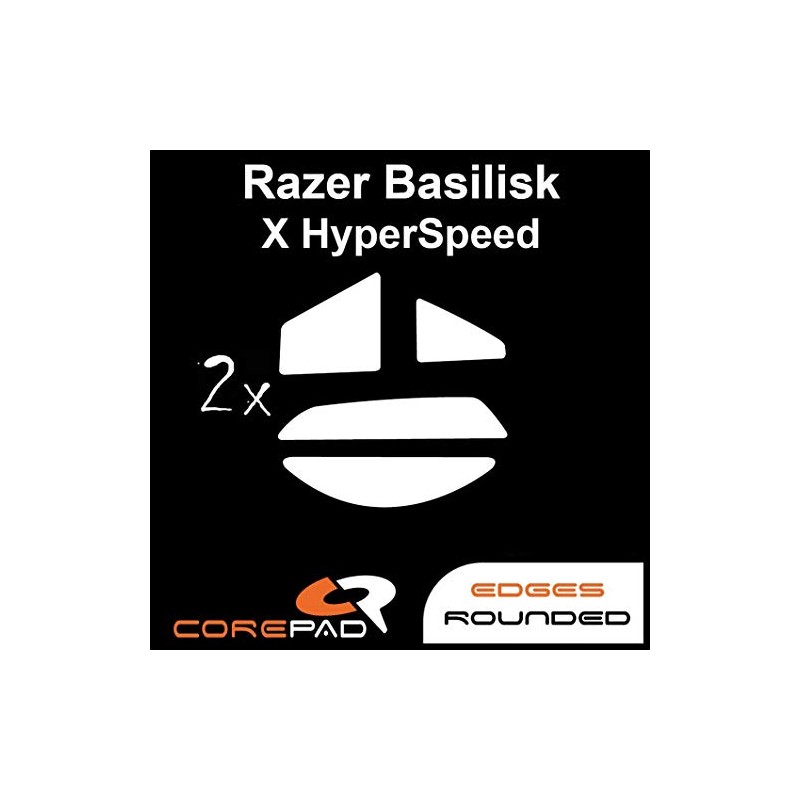 Corepad Skatez PRO 184 Replacement Mouse Feet for Razer Basilisk