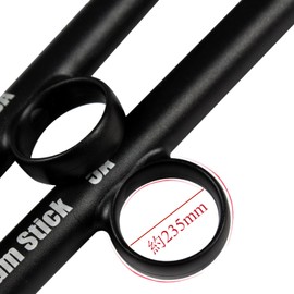 5A Drumsticks Finger Ring Aid Anti Slip Drumstick Control Clip Drumming, Set of 2 (Black)