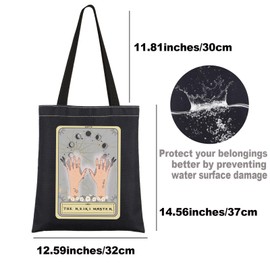 G2TUP Reiki Master Tote Bag Reiki Master Tarot Gifts Reiki Therapist Gift Reiki Healer Tote Bag Reiki Chakra Healing Gifts (The Reiki CA)