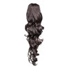 EVER HAIR Coleta Postizo 100% Fibra Human Touch Ondulada 28