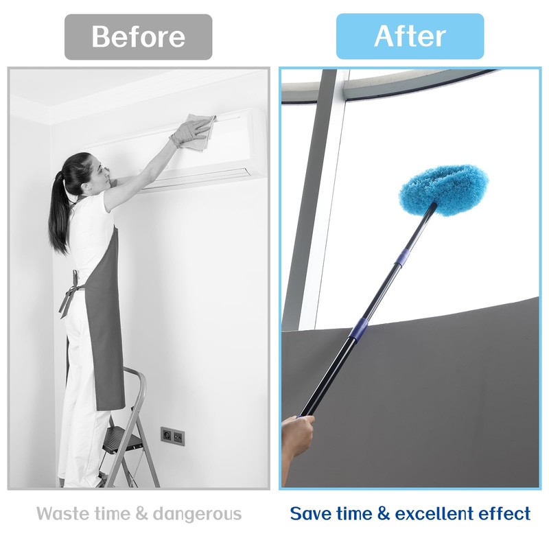 Ceiling Fan Cleaner Duster 7 Ft, Fan Duster for Ceiling