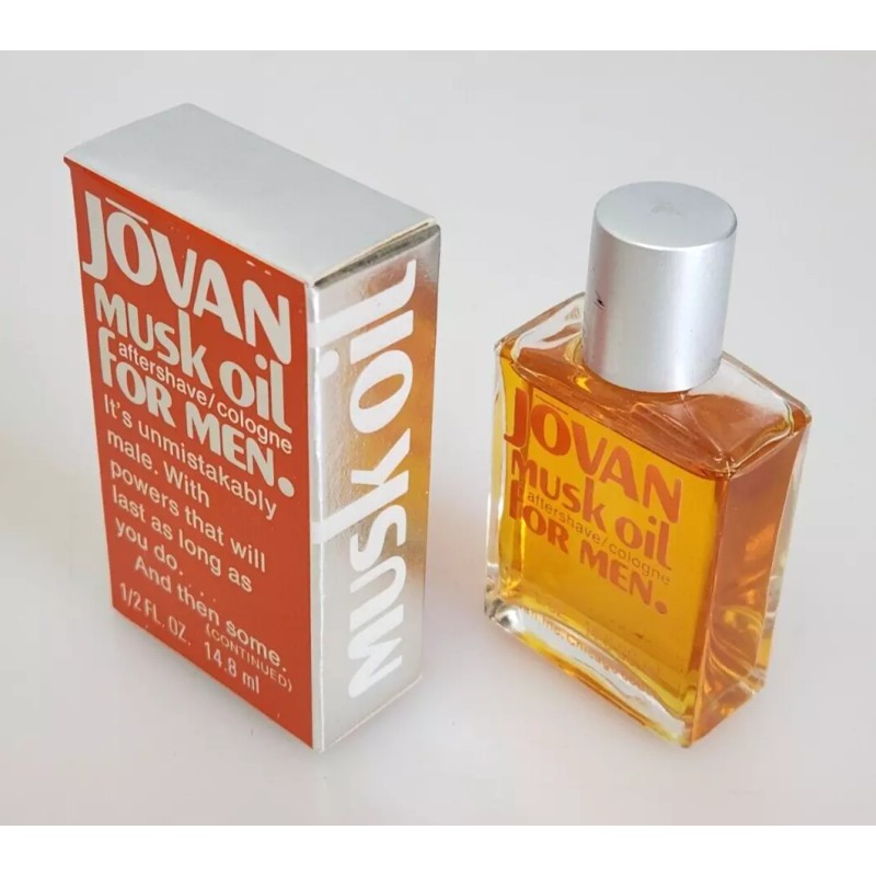 Jovan Vintage JOVAN MUSK OIL For Men Aftershave Cologne 1/2