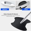 Reswish 4PCS Car Door Handle Sticker,Car Door Handle Scratch Protectors,Universal