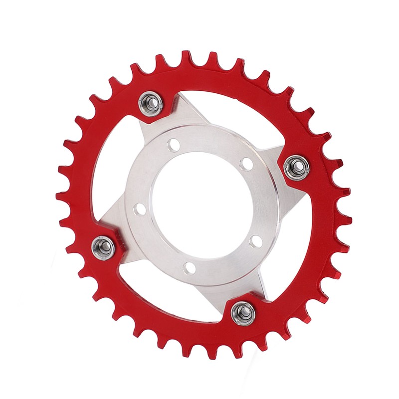 34T 104 BCD Electric Bike Chainring and Adapter for Bafang