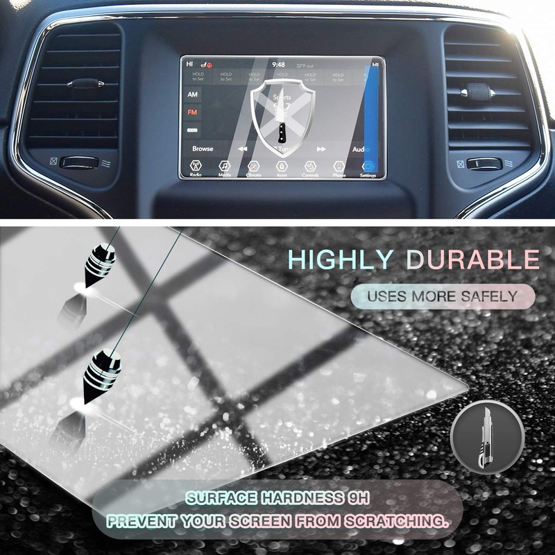 CDEFG Car Touchscreen Navigation Touch Screen Protector for 2018 2019