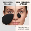 12 PCS Mini Makeup Sponge, Black Small Beauty Sponge Blender