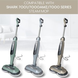 Trajihye 8 Pack Shark S7000AMZ Steam Mop Pads Replacement - Steam Mop Pads for Shark S7000 Series, S7000 S7000AMZ S7001 S7001TGT Steam Mop, Steam & Scrub All-in-One Hard Floor Steam Mop (8 Packs)