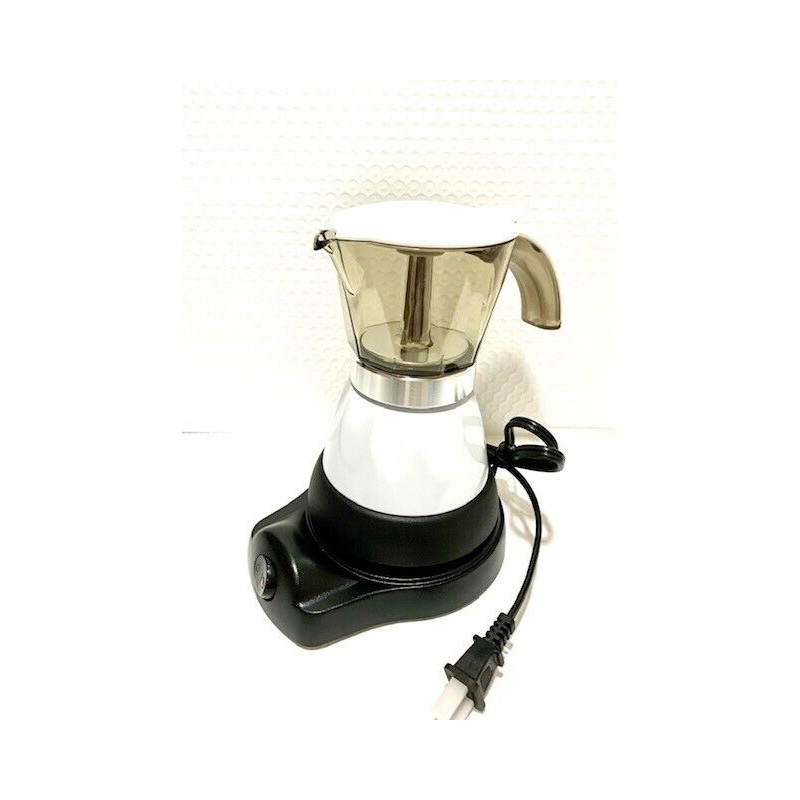 Bene Casa Portable Espresso Coffee Maker/Cafetera Portable1-3Cup Blanca