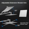 10 inch Rainfall Shower Head Combo Stainless Steel, THE FIRST