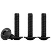 Drenky Flanged Button Head Screws M5 X 25mm Black Socket