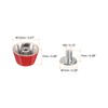 HARFINGTON 8set Flat Head Stud Spike 12mm Metal Purse Feet