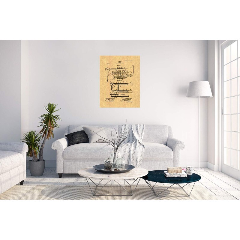 Cornet Patent Print (8" x 10") M10968