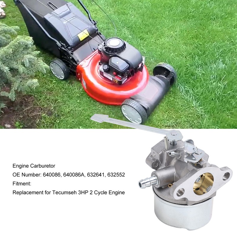 Snow Blower Carburetor 640086 Snowblower Engine Carb Set Replacement for