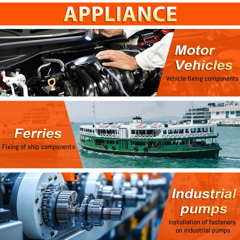 Jeboler 300 Circlips Set, Diameter 3-28 mm, E-Clips, Snap Ring,