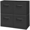 Easi Storage Cubes, 11 Inch Fabric Storage Bins, Set of