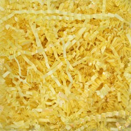 MagicWater Supply - 2 oz - Diamond Canary Yellow - Crinkle Cut Paper Shred Filler great for Gift Wrapping, Basket Filling, Birthdays, Weddings, Anniversaries, Valentines Day, and other occasions