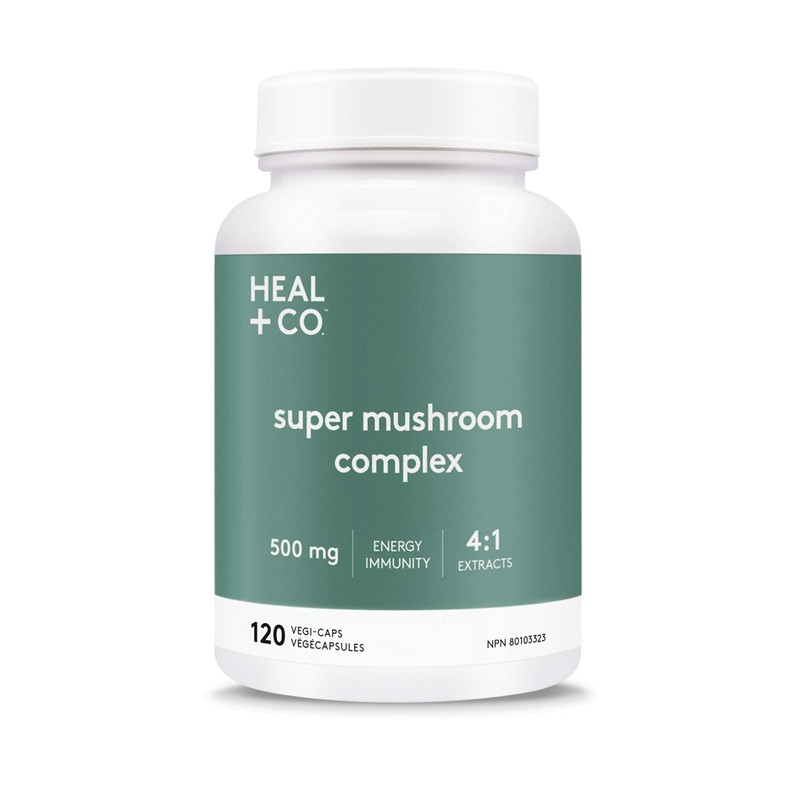 HEAL CO. Super Mushroom Complex 41 500 mg Energía, Enfoque