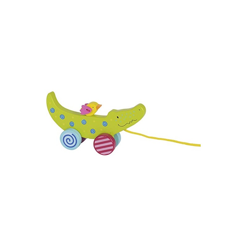 GoKi 54917 Pull-Along Crocodile Toy